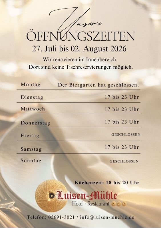 Luisen-Mühle Abholkarte