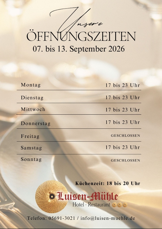 Luisen-Mühle Abholkarte